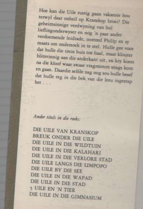 DIE UILE EN DIE RAMPOKKERS, NOMMER 2 - COR DIRKS (4 DE UITGAWE 1981)