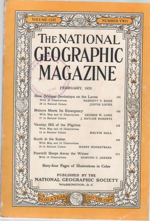 THE NATIONAL GEOGRAPHIC MAGAZINE, VOL III, NUMBER 2, FEBRUARY 1953