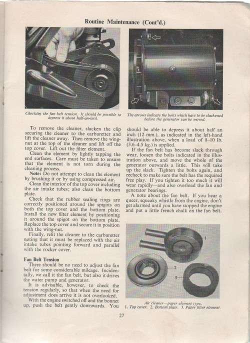 VAUXHALL VELOX and CRESTA , OWNER`S HANDBOOK (JUNE 1963)