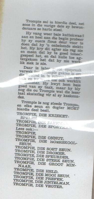 TROMPIE DIE FILMSTER - TOPSY SMITH (ONGEDATEERD)