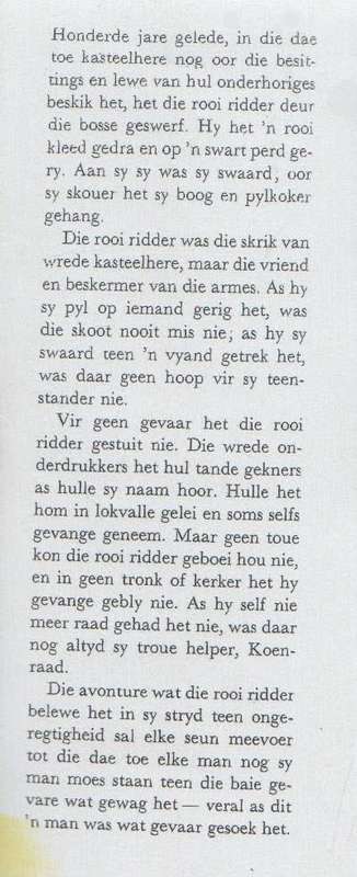 DIE ROOI RIDDER VAL AAN - LEOPOLD VERMEIREN (2 DE DRUK 1969)