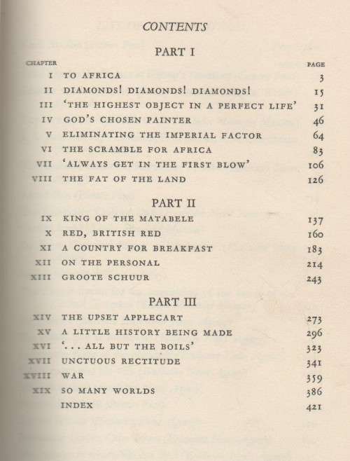 RHODES OF AFRICA - FELIX GROSS (1 ST PUBLISHED 1956)