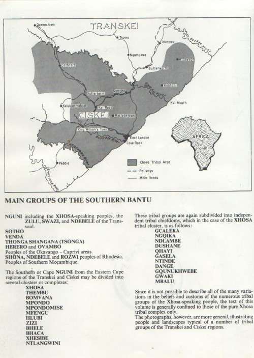 THE XHOSA, PRIDE OF SOUTH AFRICA - ALICE MERTENS and FERGUS GRAY (1973)