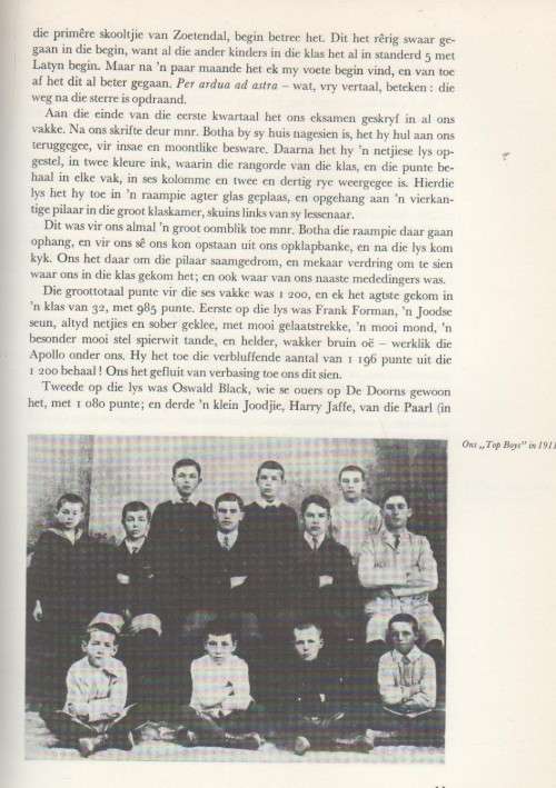 A C CILLIERS LEWENS-AVONTUUR STUDIEJARE IN SUID-AFRIKA EN DUITSLAND, NO 3 (1 STE DRUK 1973)