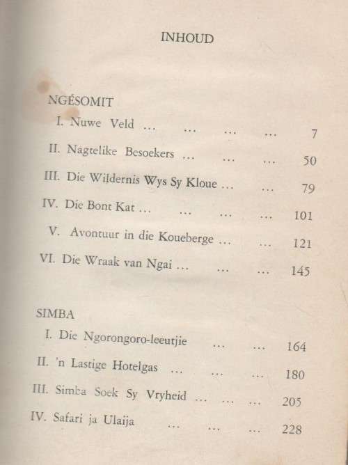 SIMBA DEUR SANGIRO (1964)