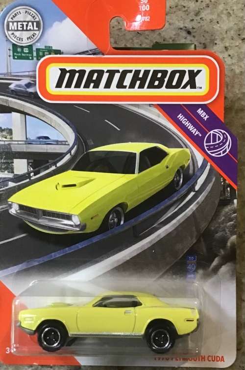 Matchbox. 1970 Plymouth Cuda