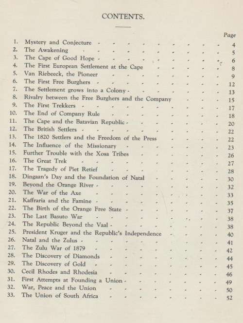 THE STORY OF SOUTH AFRICA  - M ANDREWS