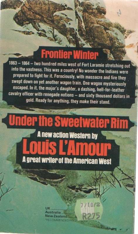 UNDER THE SWEETWATER RIM - LOUIS L`AMOUR (1980) WESTERN