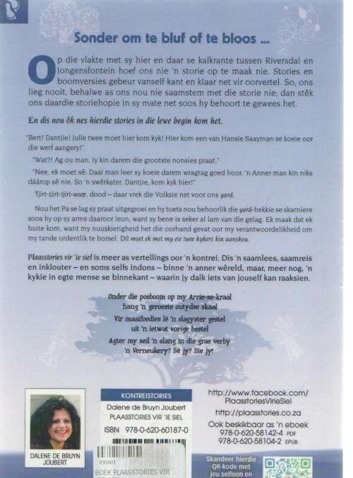 PLAASSTORIES VIR `IE SIEL - DALENE DE BRUYN JOUBERT (4 DE UITGAWE 2017)