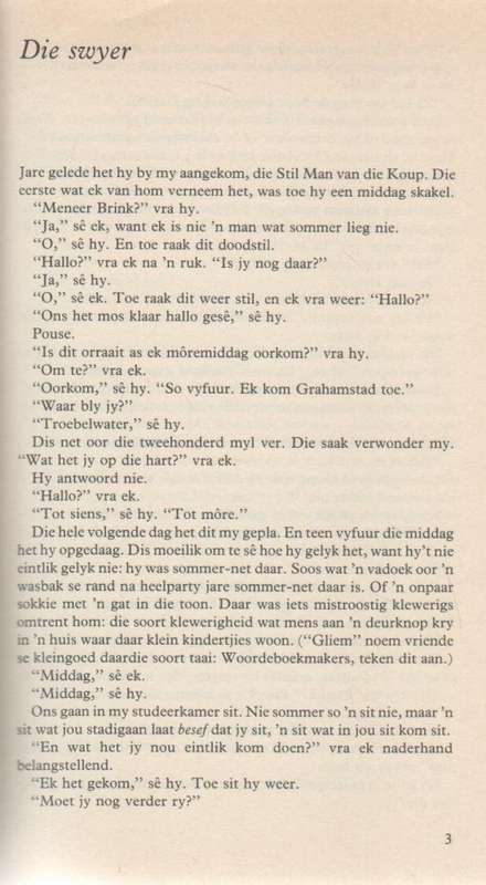 MAL EN ANDER STORIES, `N OMNIBUS VAN HUMOR - ANDRE P BRINK (3 DE DRUK 1990)