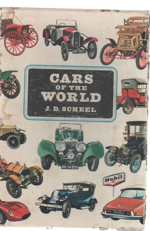 SET OF FOUR BOOKS IN SLIPCASE, CARS OF THE WORLD - J D SCHEEL