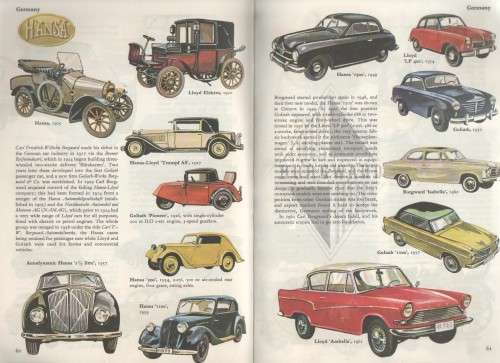 SET OF FOUR BOOKS IN SLIPCASE, CARS OF THE WORLD - J D SCHEEL