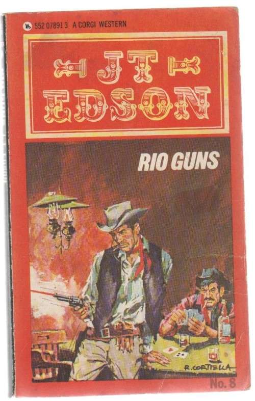 RIO GUNS - J T EDSON ( CORGI WESTERN, NO.8 1969)