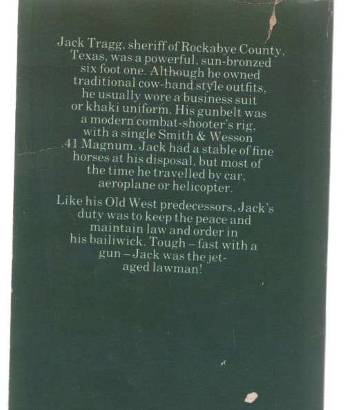 THE SHERIFF OF ROCKABYE COUNTY - J T EDSON (CORGI WESTERN - 1981)