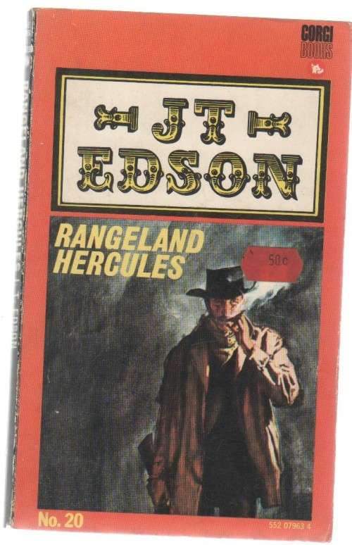 RANGELAND HERCULES - J T EDSON ( CORGI WESTERN, NO.20 - 1970)