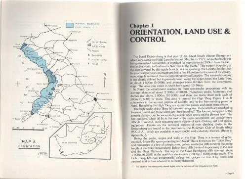 A FIELD GUIDE TO THE NATAL DRAKENSBERG - PAT IRWIN, JOHN AKHURST & DAVID IRWIN (1980)