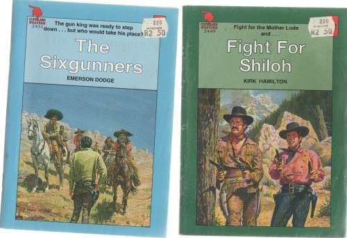 FIVE CLEVELAND WESTERN PAPERBACKS (CAFE BOOKS)