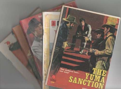 FIVE CLEVELAND WESTERN PAPERBACKS (CAFE BOOKS)