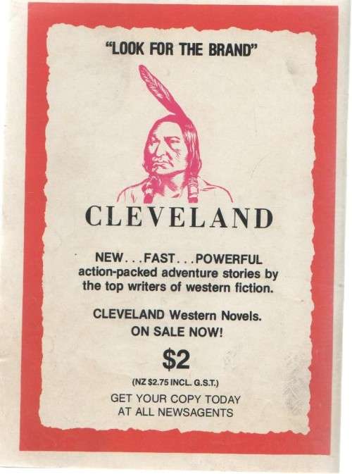 FIVE CLEVELAND WESTERN PAPERBACKS (CAFE BOOKS)