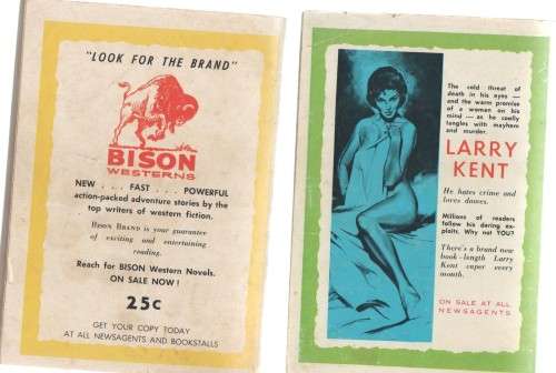 FOUR ARIZONA WESTERN PAPERBACKS (CAFE BOOKS)