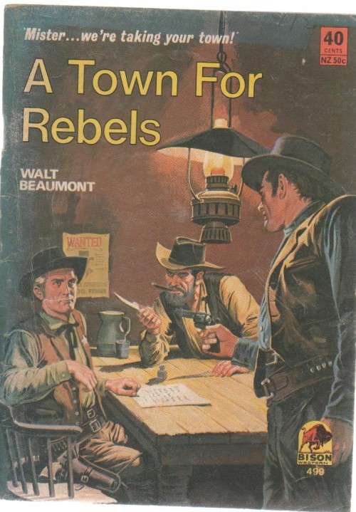 FIVE BISON WESTERN PAPERBACKS (CAFE BOOKS)