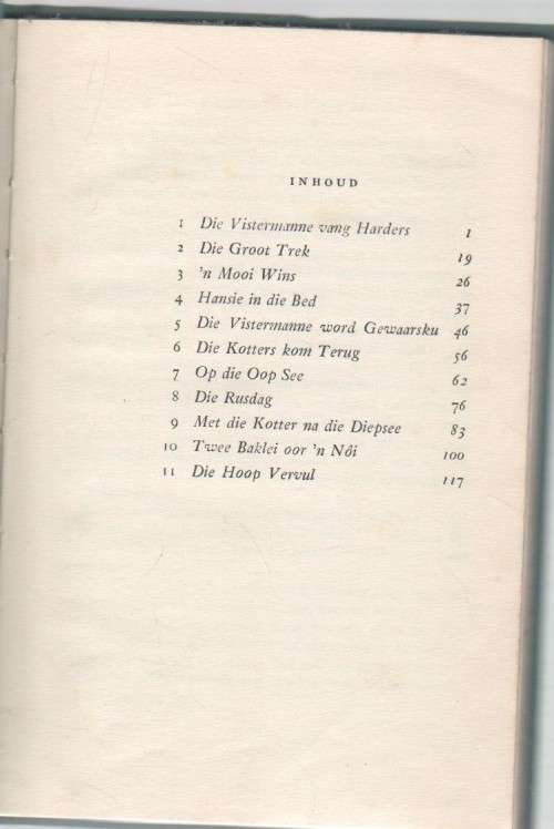DIE VISTERMANNE - J A LUCKHOFF (3 DE DRUK 1965)