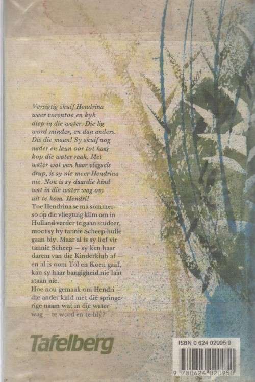 HENDRI UIT DIE WATER - ELSABE STEENBERG (1 STE UITGAWE 1984)