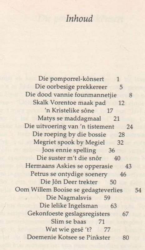 DIE POMPORREL-KONSERT EN ANDER SANDVELDSTORIES - FERDINAND DEIST (1 STE UITGAWE 1988)