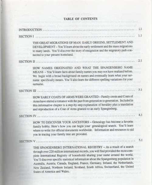 THE BURK`S PEERAGE WORLD BOOK OF SPANGENBERGS (1994)