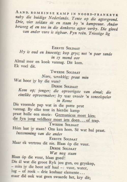 GERMANICUS - N P VAN WYK LOUW (3 DE DRUK 1959)