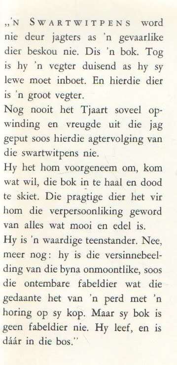 DIE SWART WIT PENS - H J VERMAAS (1957)