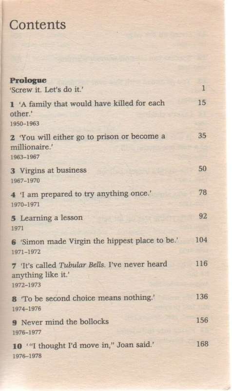 THE AUTOBIOGRAPHY, LOSING MY VIRGINITY - RICHARD BRANSON (2005)