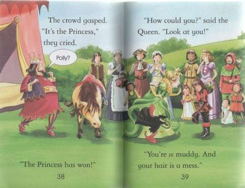 PRINCESS POLLY AND THE PONY - SUSANNA DAVIDSON (ILLUSTRATED BY DAVE HILL )