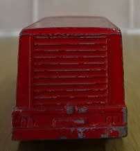 CORGI JUNIORS LEYLAND TERRIER RED DELIVERY TRUCK , MADE IN ENGLAND IN THE 1970`S