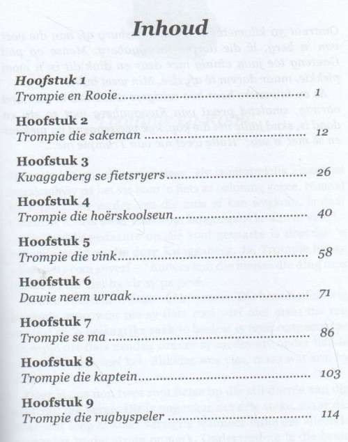 TROMPIE DIE HOERSKOOLSEUN - TOPSY SMITH (4 DE UITGAWE 2009)