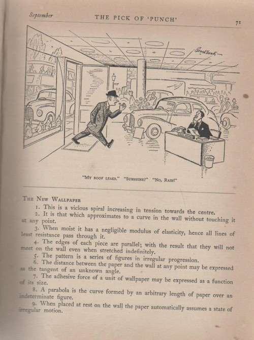 THE PICK OF `PUNCH`, AN ANNUAL SELECTION - CHATTO AND WINDUS LONDON (1950)
