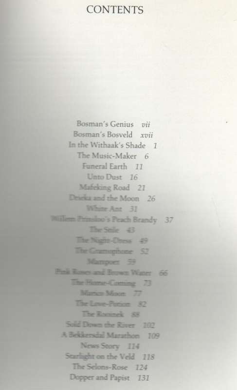 THE ILLUSTRATED BOSMAN - JONATHAN BALL PUBLISHERS, JOHANNESBURG