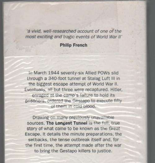 THE LONGEST TUNNEL , TRUE STORY OF THE GREAT ESCAPE - ALAN BURGESS (1991)