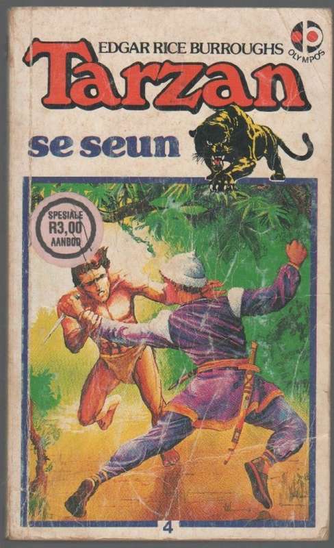 TARZAN SE SEUN, NO 4 - EDGAR RICE BURROUGHS (1 STE UITGAWE 1983)