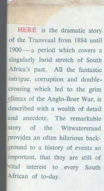 STORM OVER THE TRANSVAAL - T V BULPIN ( 2ND EDITION 1955)