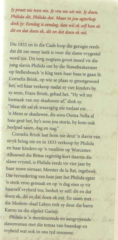 PHILIDA, `N SLAWEROMAN - ANDRE P BRINK (1 STE UITGAWE 2012)