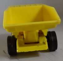 YELLOW CORGI LAING DUMPER TRUCK JUNIORS. UNBOXED 1976