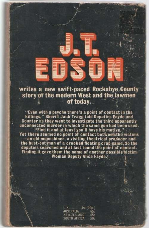 PIONT OF CONTACT - J T EDSON (WESTERN 1970)