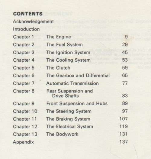 WORKSHOP MANUAL: VOLKSWAGEN 411 1968 - 72 AUTOBOOK - KENNETH BALL