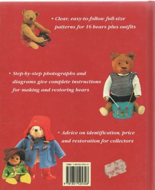 TEDDY BEARS, A COMPLETE STEP-BY-STEP GUIDE - HARALD NADOLNY & YVONNE THALHEIM (1993)