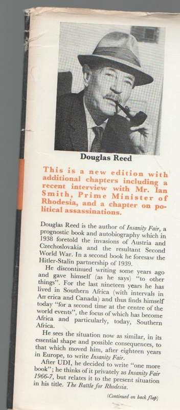 THE BATTLE FOR RHODESIA - DOUGLAS REED (1966)