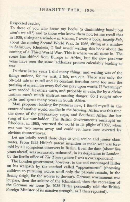 THE BATTLE FOR RHODESIA - DOUGLAS REED (1966)