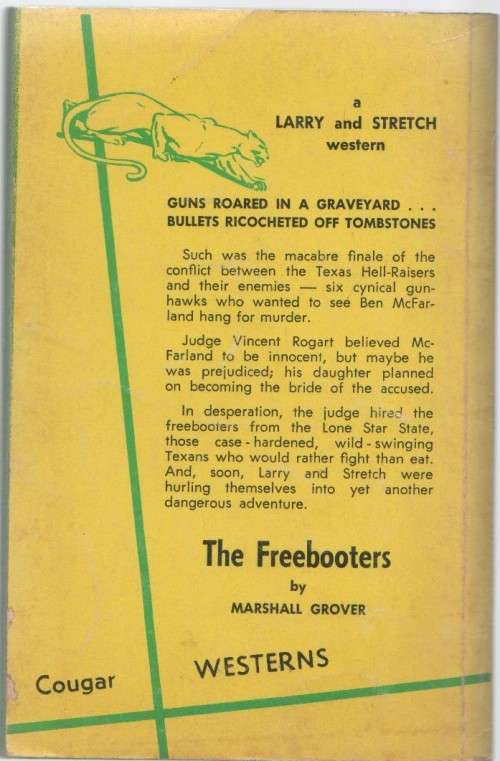 LARRY & STRECH, THE FREEBOOTERS - MARSHALL GROVER (COUGAR WESTERNS)