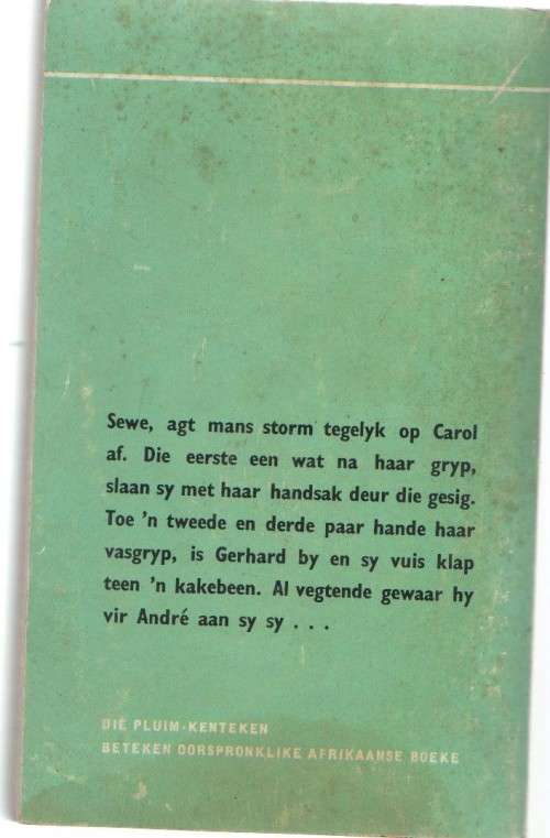 TIEN SENT VIR BLOMME - RINA BURGER (PLUIM - BOEKE 1968)