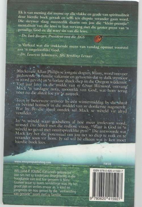 DIE SHACK - WILLIAM P YOUNG (1 STE UITGAWE 2008)